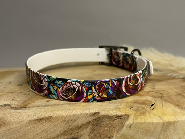 Biothane Halsband Roses