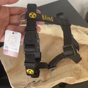 Hundegeschirr „Blind“ – Größe S–M (42–60cm Brustumfang)